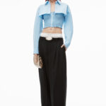 LAYERED SMOKED CAMI OVERSHIRT