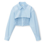 LAYERED SMOKED CAMI OVERSHIRT