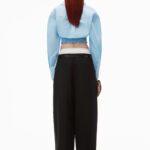 LAYERED SMOKED CAMI OVERSHIRT