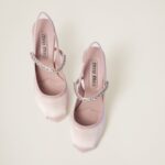SATIN SLINGBACK PUMPS