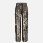 SEQUIN CARGO PANTS