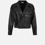 LEATHER CROPPED JACKET