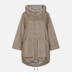 FAUX FUR HOODED COAT