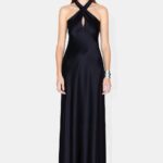 CROPPED PANDORA DRESS - BLACK