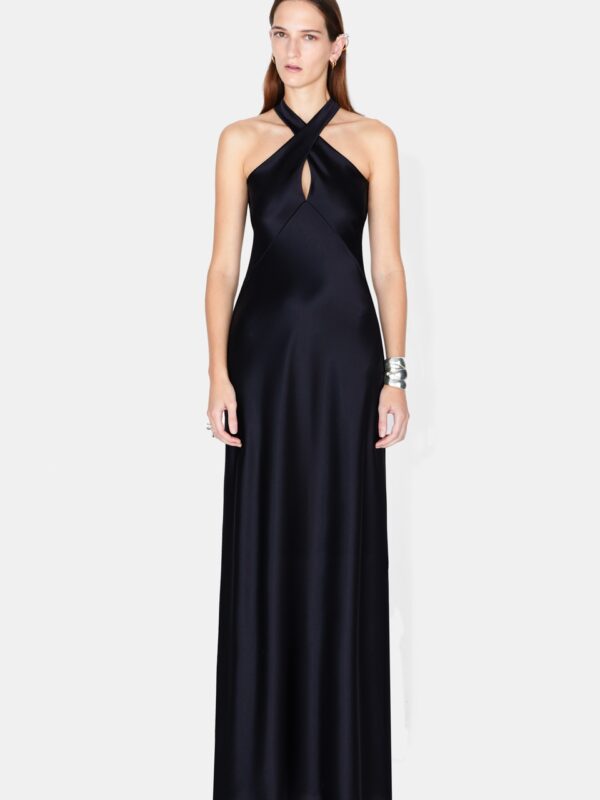 CROPPED PANDORA DRESS - BLACK