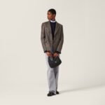 SINGLE BREASTED CHECKED BLAZER