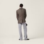 SINGLE BREASTED CHECKED BLAZER