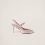 SATIN SLINGBACK PUMPS