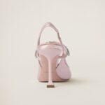 SATIN SLINGBACK PUMPS