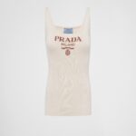 SILK TANK TOP WITH LOGO