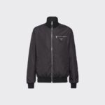 REVERSIBLE WOOL AND NYLON CARDIGAN
