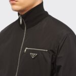 REVERSIBLE WOOL AND NYLON CARDIGAN