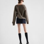 CASHMERE MINI SKIRT FRINGE