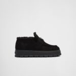 SUEDE SHEARLING LOAFER BOOTIES