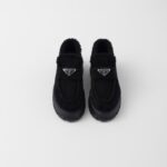 SUEDE SHEARLING LOAFER BOOTIES