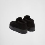 SUEDE SHEARLING LOAFER BOOTIES