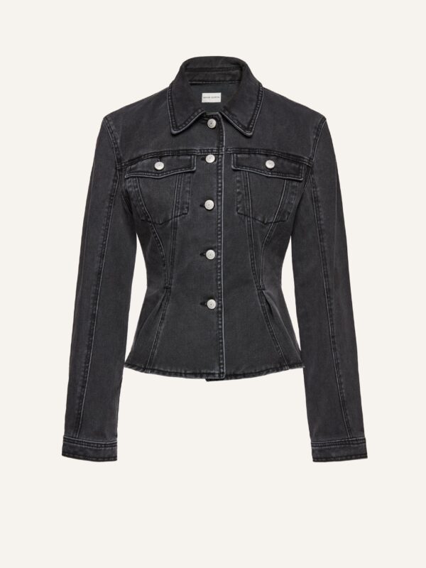 PEPLUM DENIM JACKET