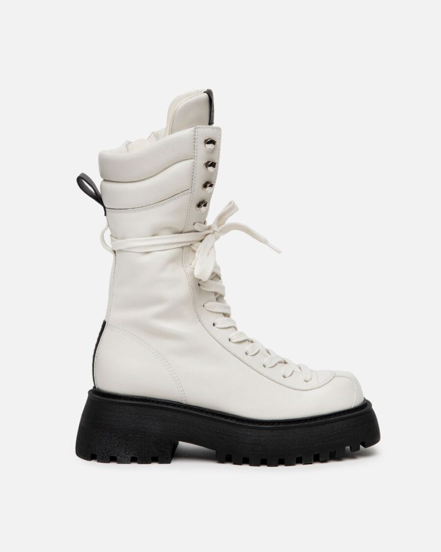 LACE UP COMBAT BOOTIE
