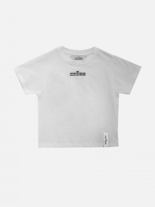 CROPPED TEE WITH LOGO