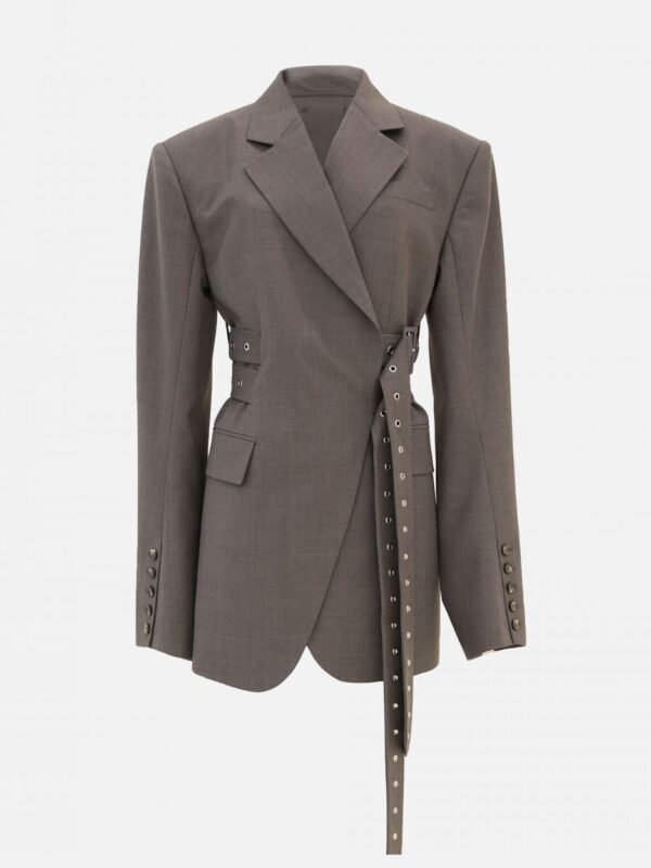 DOUBLE BELTED BLAZER