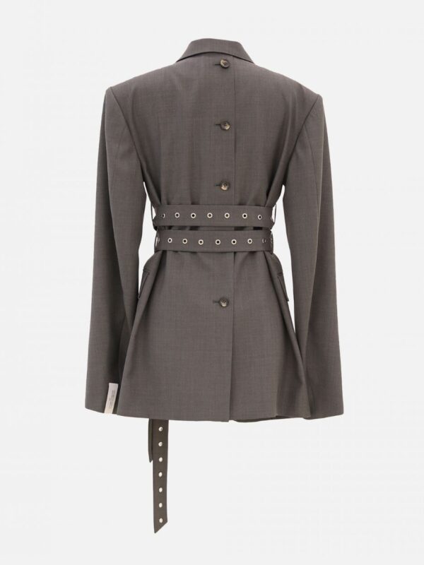DOUBLE BELTED BLAZER
