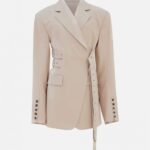 DOUBLE BELTED BLAZER