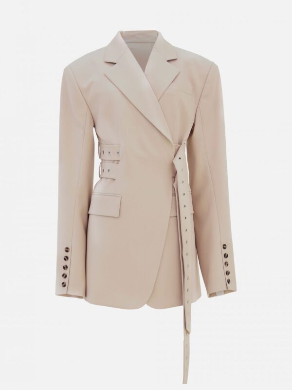 DOUBLE BELTED BLAZER