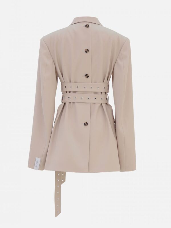 DOUBLE BELTED BLAZER