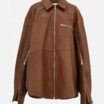 ZIPPED LEATHER JACKET