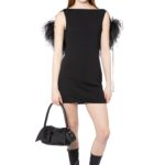 NERINE MINI DRESS IN BLACK