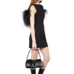 NERINE MINI DRESS IN BLACK