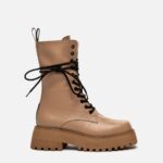 LACE UP COMBAT BOOTIE