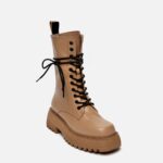 LACE UP COMBAT BOOTIE