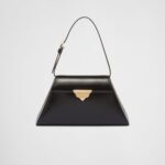 BRUSHED LEATHER HANDBAG
