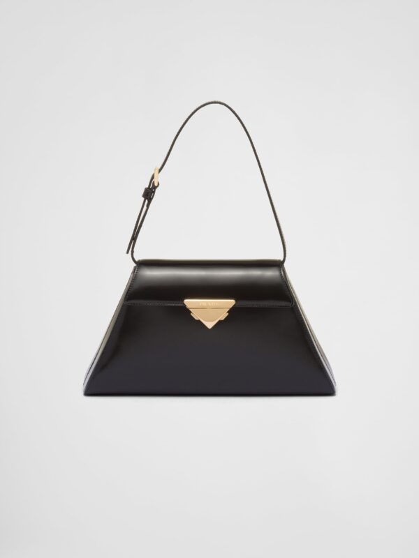 BRUSHED LEATHER HANDBAG