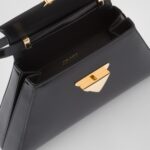 BRUSHED LEATHER HANDBAG