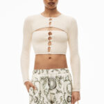 MONEY PRINT PANT IN HEAVY SILK TWILL