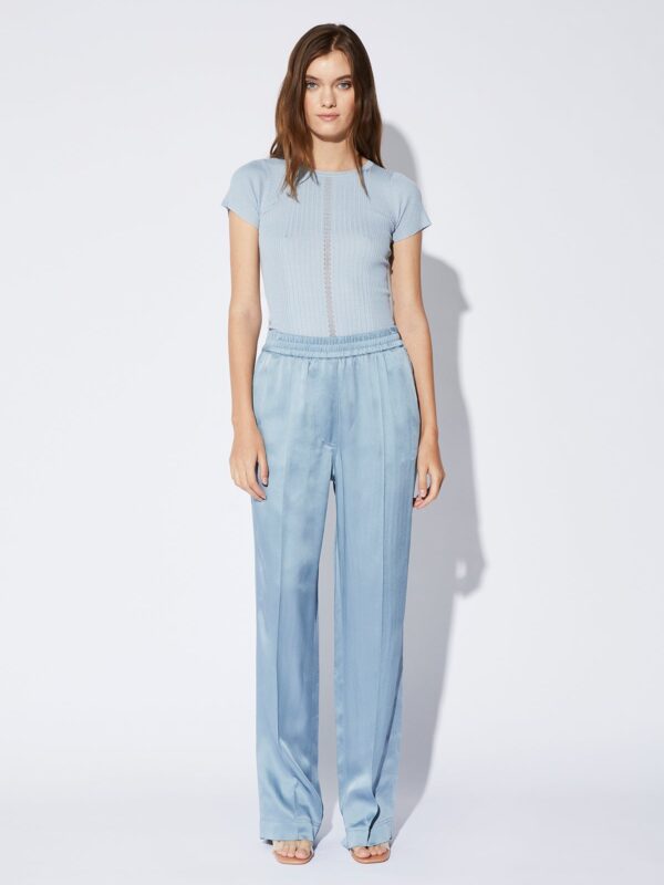 PULL ON TROUSER | DUSTY BLUE