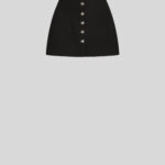 WOOL FABRIC MINI SKIRT