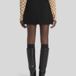 WOOL FABRIC MINI SKIRT