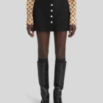 WOOL FABRIC MINI SKIRT
