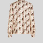 TWILL SHIRT WITH PAISLEY MOTIF