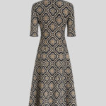 JERSEY JACQUARD DRESS