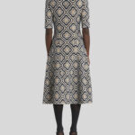 JERSEY JACQUARD DRESS