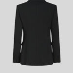 WOOL JACKET WITH STRIPED LINING