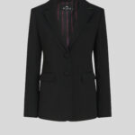 WOOL JACKET WITH STRIPED LINING