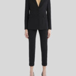 WOOL JACKET WITH STRIPED LINING