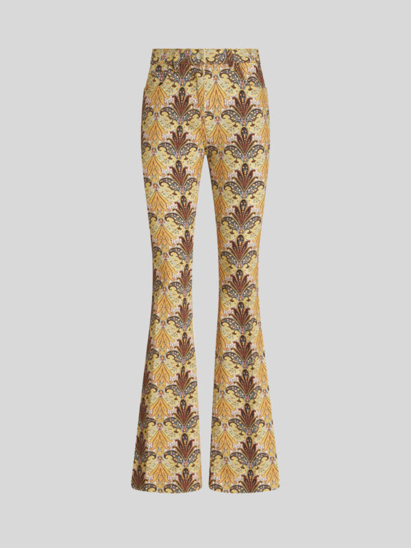 PAISLEY PRINT JEANS