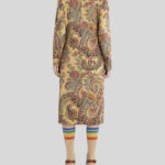 PAISLEY PATTERN SHIRT DRESS