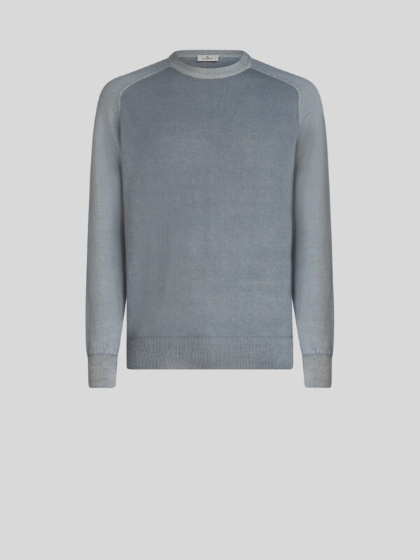 WOOL JUMPER WITH LOGO